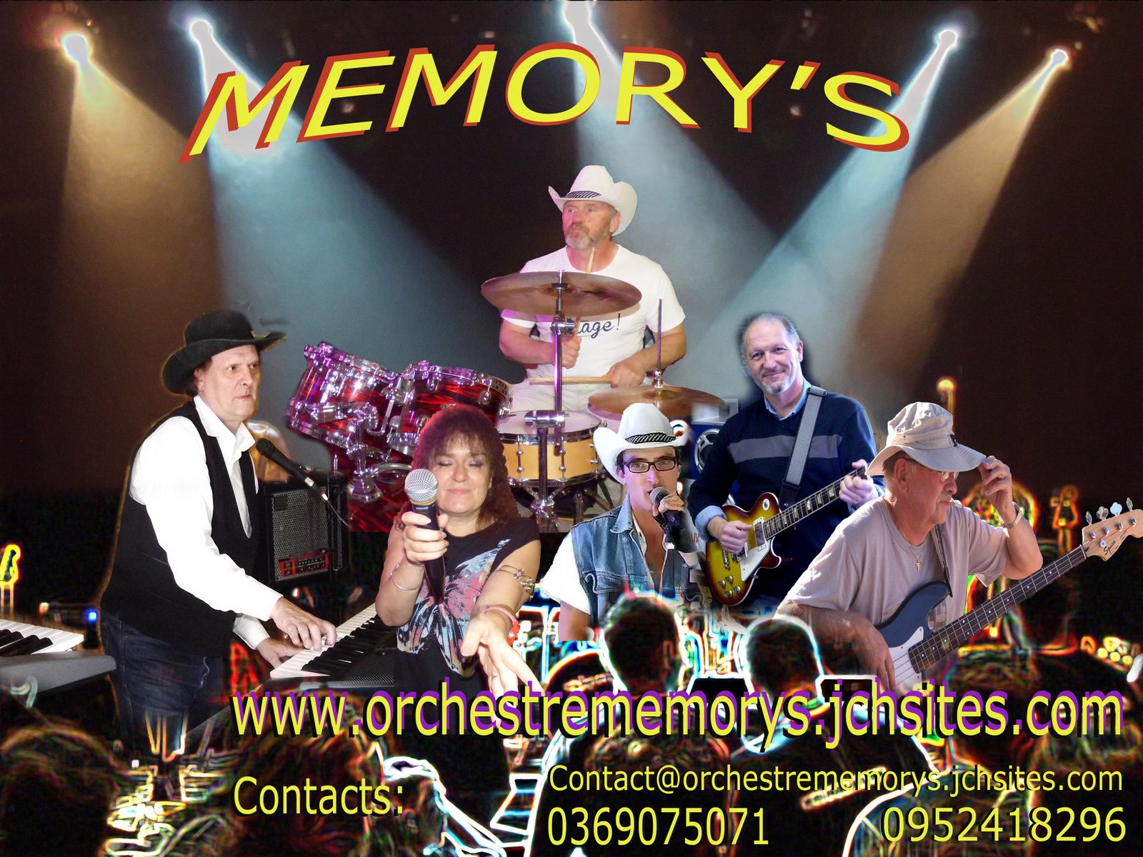 Affiche orchestre Memory's
